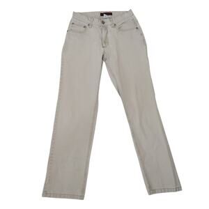 Vintage Fission Khaki Tan Slim Straight Leg Jeans Mens 29x32